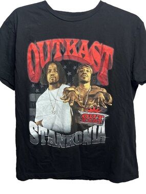 OutKast Stankonia T Shirt Mens Medium Hip-Hop Duo Concert 2-Sided Album